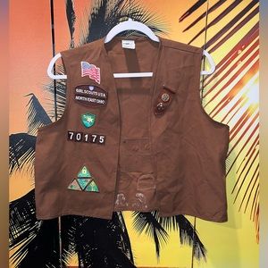 Girl Scouts Brownie Scout Vest